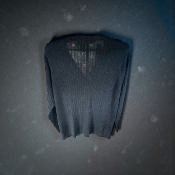 Working Classics Design Long Sleeve Ribbed Button Down Cardigan Sweaters 18/20 - Picture 2 of 5